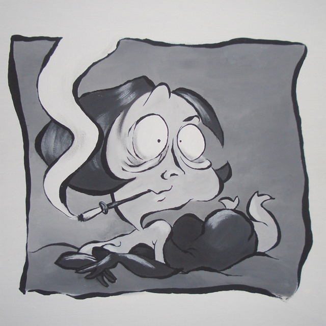 acryl on canvas, Madame, 2007