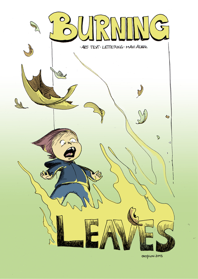 pen on paper, coloured in digitally, excerpt of a little comic project called